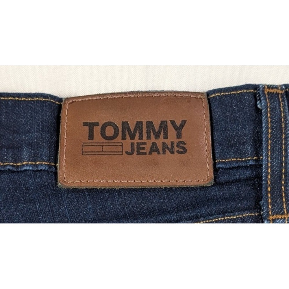 Tommy Jeans Mens 36x34 Straight Leg Dark Wash Indigo Denim Jeans New w/o tags - Picture 3 of 15